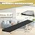 LH-GUARD 0.8" Rise Wheelchair Threshold Ramp, Large Capacity 35.43" L x 5.9" W Rubber Threshold Ramps, Non-Slip Solid Rubber Ramp for Doorways Scooter Sweepers (0.8" Rise Cuttable, Black)