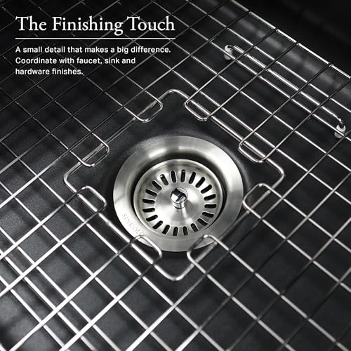 Colador para desagüe de cocina de acero inoxidable 3.5" miniatura 3