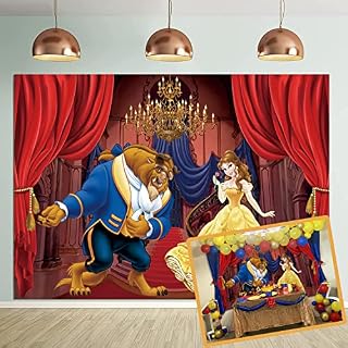 LXN Princess Backdrop for Girls Princess Birthday Party Decoration Background Princess Theme Party Supplies Photo Booth Props 7x5ft