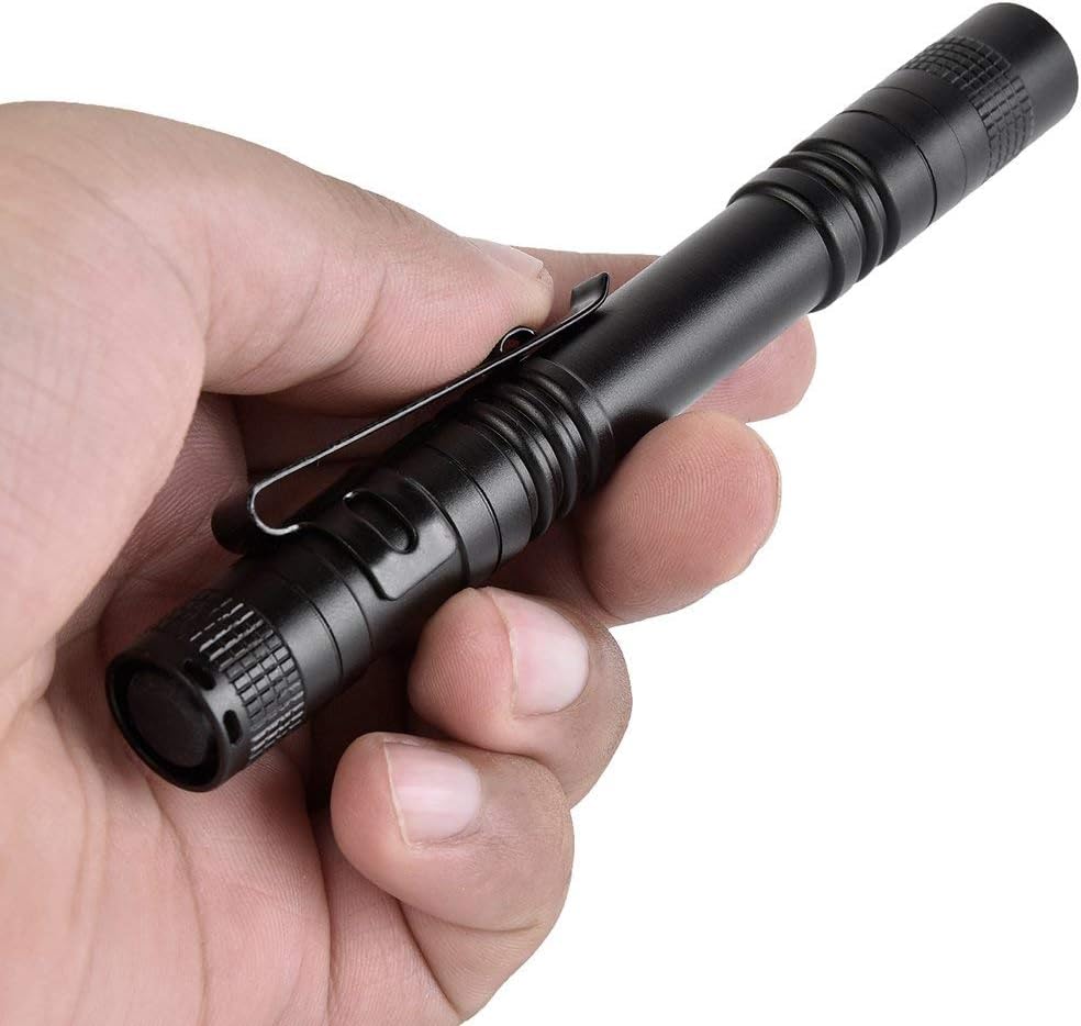Mini lampe de poche LED XPE-R3 compacte avec clip de poche - 5