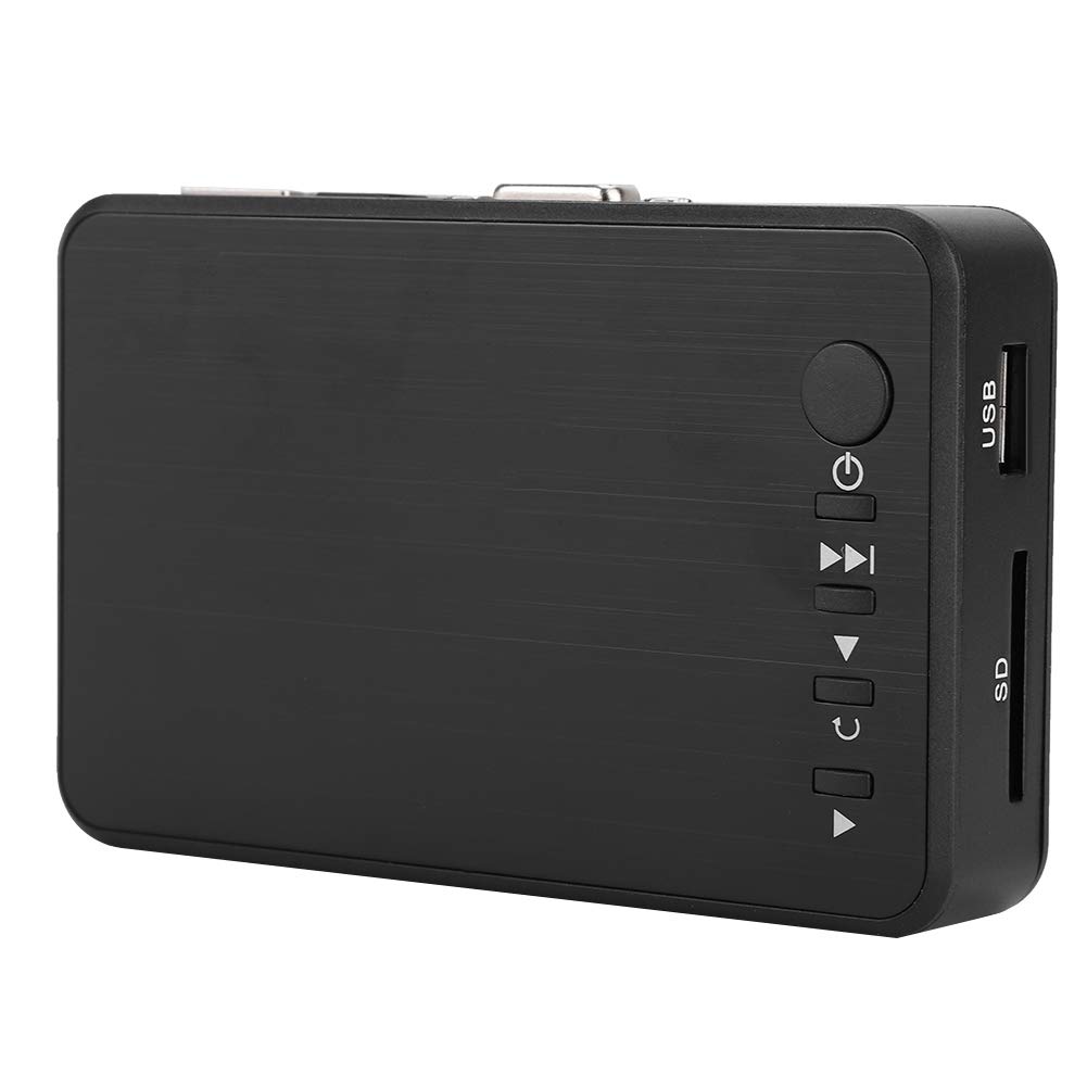 Reproductor Multimedia HDMI, 1080P 4K Mini HDMI Media Audio Video Publicidad Reproductor de Disco Duro con reproducción automática, Bucle y Memoria de Punto de interrupció