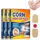 Hühneraugenpflaster 30 Stück Warzenpflaster 6.5 * 2 cm Dornwarzen Pflaster,Corn Removal Pads zur Entfernung von Hühneraugen an den Füßen,Linderung von Hühneraugen und zur Fußpflege(3 Schachteln)