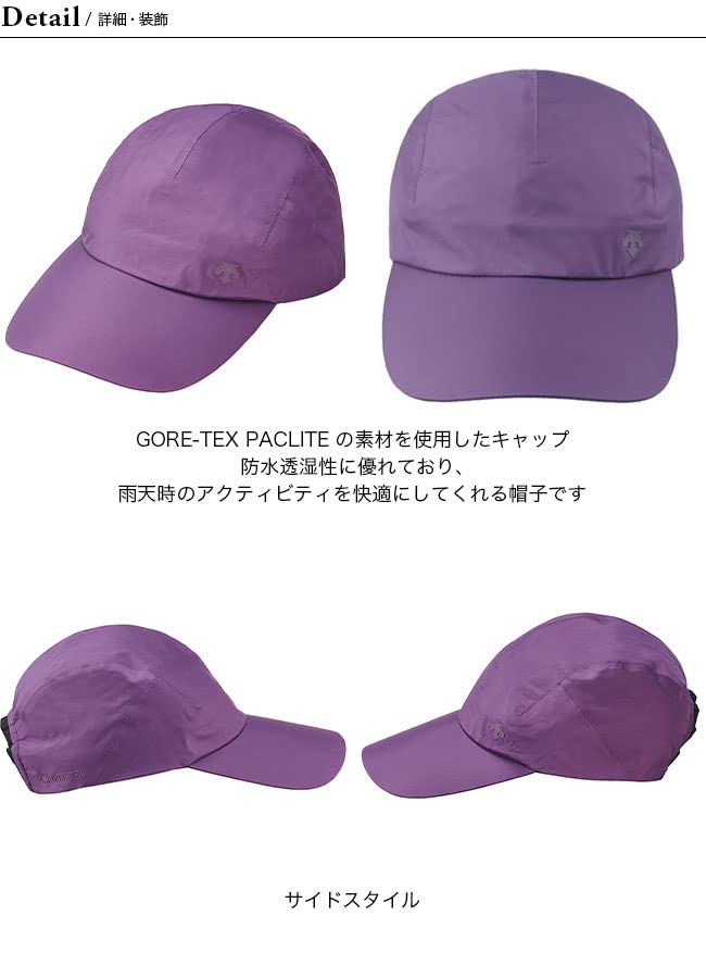 新品】DESCENTE GORE-TEX レインキャップ 新品】DESCENTE GORE-TEX