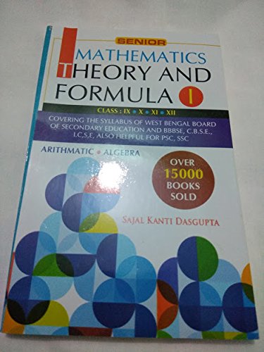 Buy Senior Mathematics Theory And Formula For Class IX,X,XI And XII ...