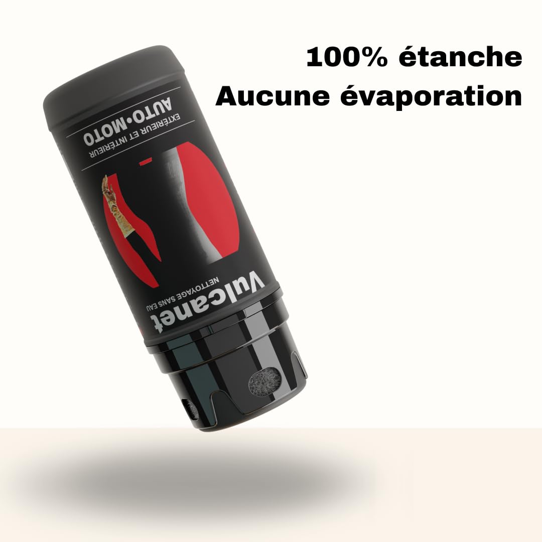 Vulcanet - Nouveau - 80 Nettoyants Auto Moto + Microfibre + Pinceau de précision + Pochette Transport, Nettoie, Dégraisse, Protège - Alcantara Race Tex - Peinture Mat/Brillant, Int/Ext, sans Eau
