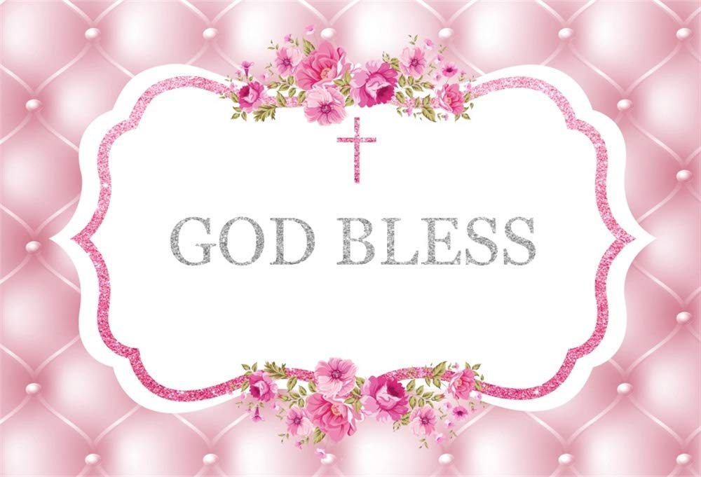 Leowefowa 2 2x1 5m Vinyl Baptism Backdrop First Comunion