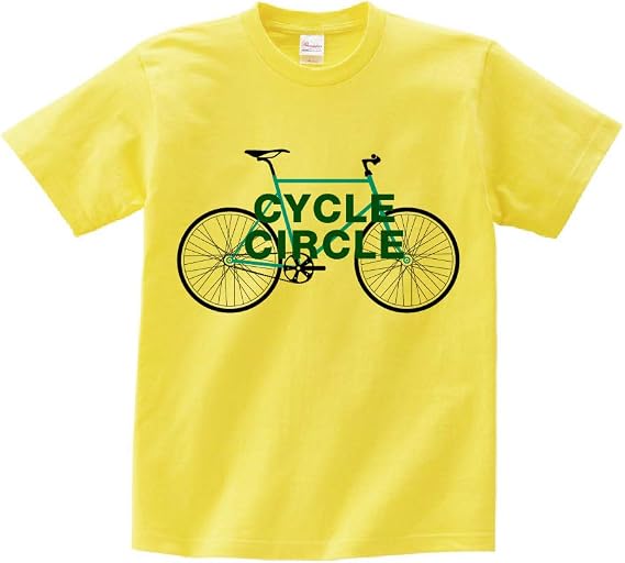 Amazon オリジナル イラスト Tシャツ 自転車 サイクリング 大きいサイズ ビッグ Big Tシャツ カットソー 通販