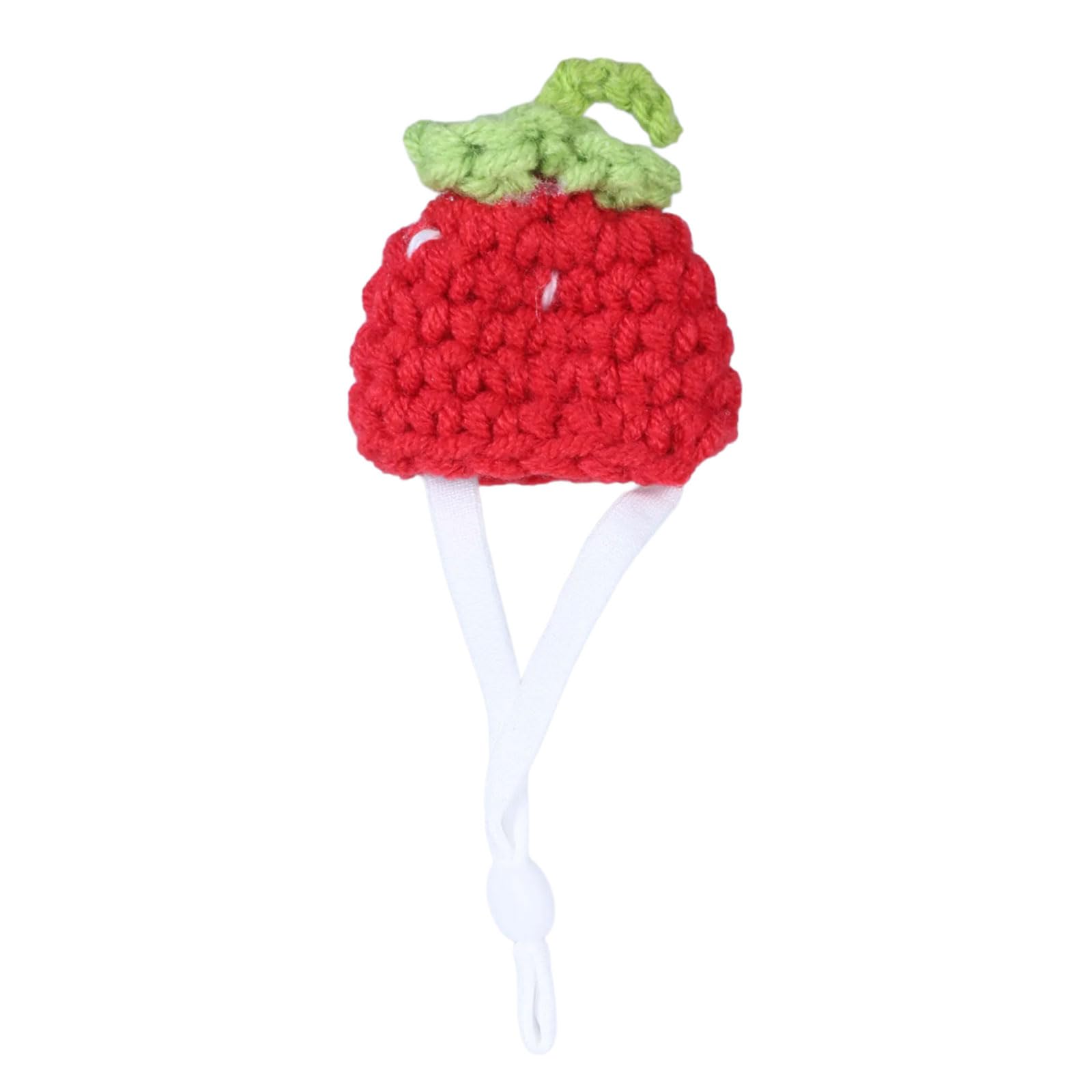 Storage Bag Small Animal Knitting Hat For Hamster Bird Cosplay Costume Hat Adjustable Strap Crochet Pet Cartoon Cute Animal