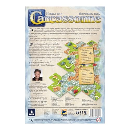 Carcassonne: Expansion Fog juego de estrategia miniatura 2