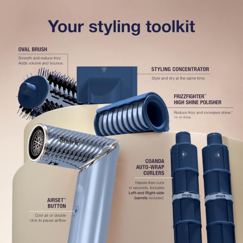 Image of Shark FlexStyle IonCurl Ion Air Drying, Curling and Styling System, HD840