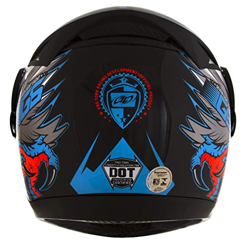 Pro Tork Capacete Evolution G6 Eagle 58 Preto/Azul