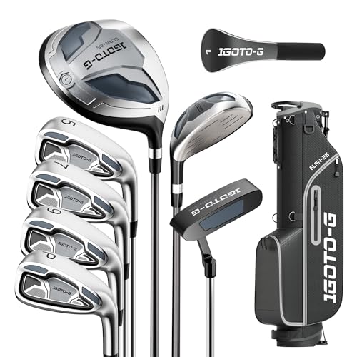 1GoTo-G 9 Pieces Golf Clubs Set for Men - Complete Mens Golf Clubs Full Set Right Handed Includes...