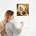RED EMBER Bitcoin 2025 Wall Calendar 12 Month | 12