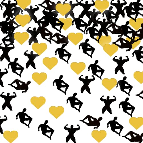 Image of 100PCS Male Dancers Bachelorette Confetti Bachelorette Table Confetti MEN Scatter Confetti Single Party Sparkles for Bridal Shower Theme Party Bachelorette Decor Supplies