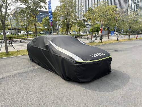 Image of Full Enclosed Car Cover Universal Fit Wrangler 2 Door 1987-2025 YJ /TJ /JK /JL,Kia Soul,Honda fit,Chevy Trax,Encore,Kona /Veloster,HR-V 2015-2022 Fit Small SUV /Hatchback /Jeep Length up to 171 in