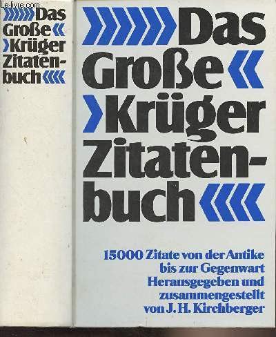 das Grosse Krüger zitaten Buch