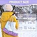 Gemscream Ice Skate Guards Fuzzy Hockey Soakers for Figure Skates Guards for Girls Boys Youth Women Men Adult(S Size,Purple)