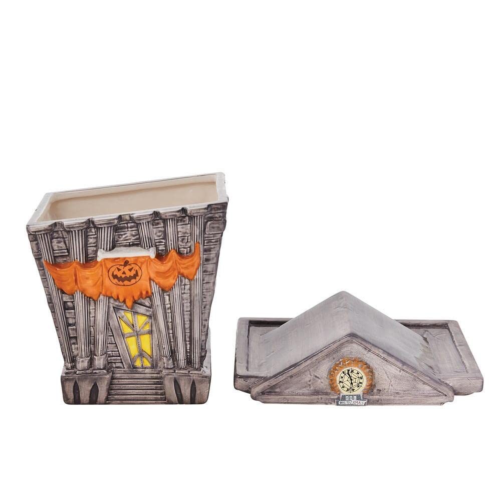 Enesco Disney Ceramics Bocal à biscuits Motif L'Étrange Noël de Monsieur Jack Halloween 26 cm Multicolore
