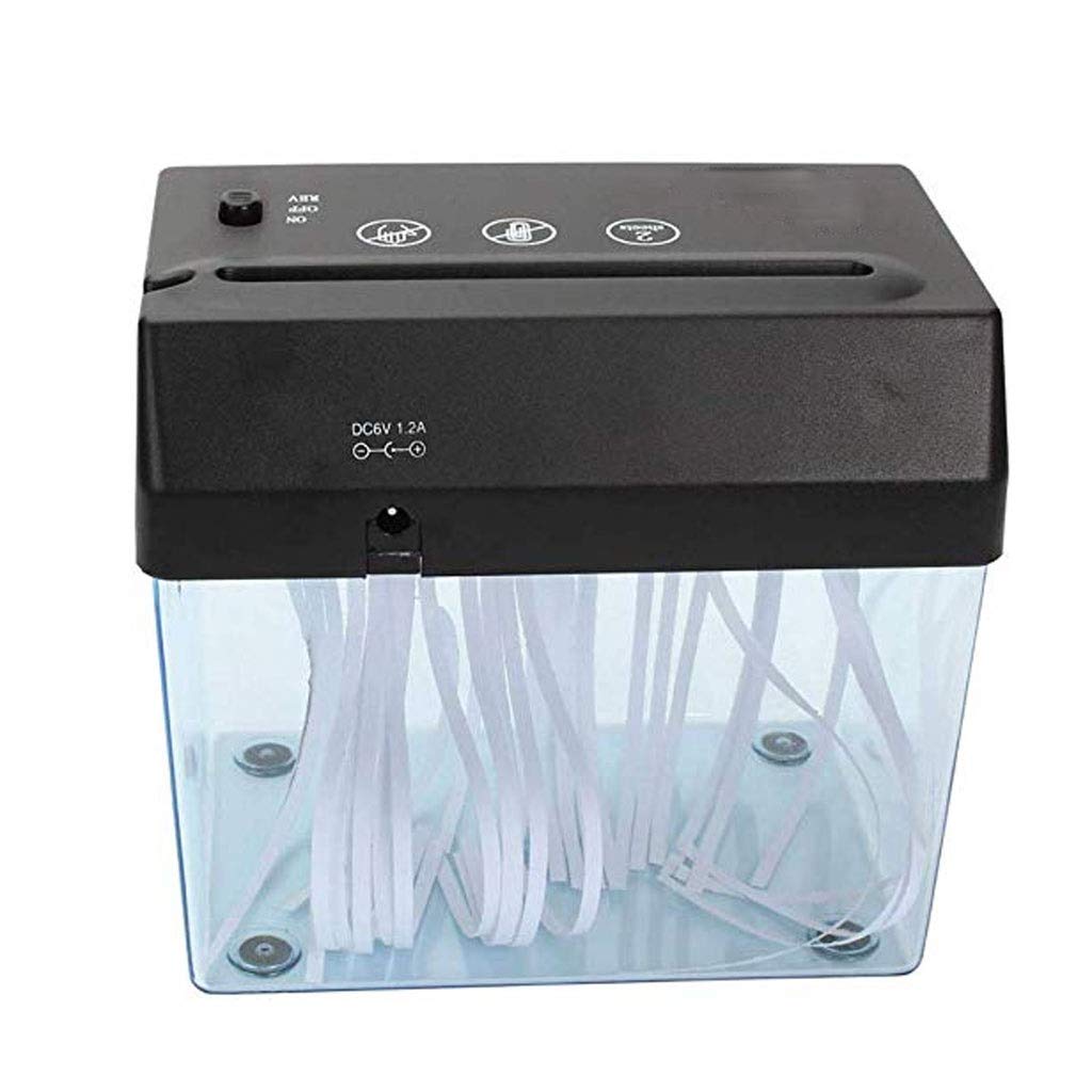 Eléctrica trituradora de Papel - Mini portátil trituradora de Escritorio de Oficina pequeña trituradora