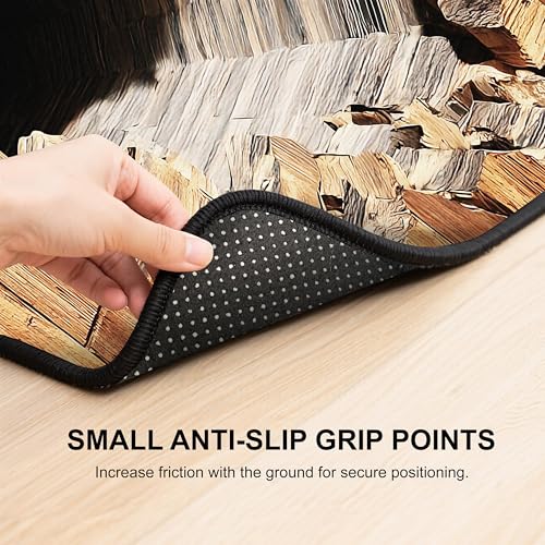 Tapete decorativo optico 3D 2x3 pies VTKON miniatura 3