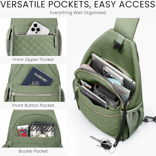 Image of Vankor Small Crossbody Purses Bags for Women Men Travel, Chest Sling Bag Women Casual Cross Body Bag for Woman Sling Backpack