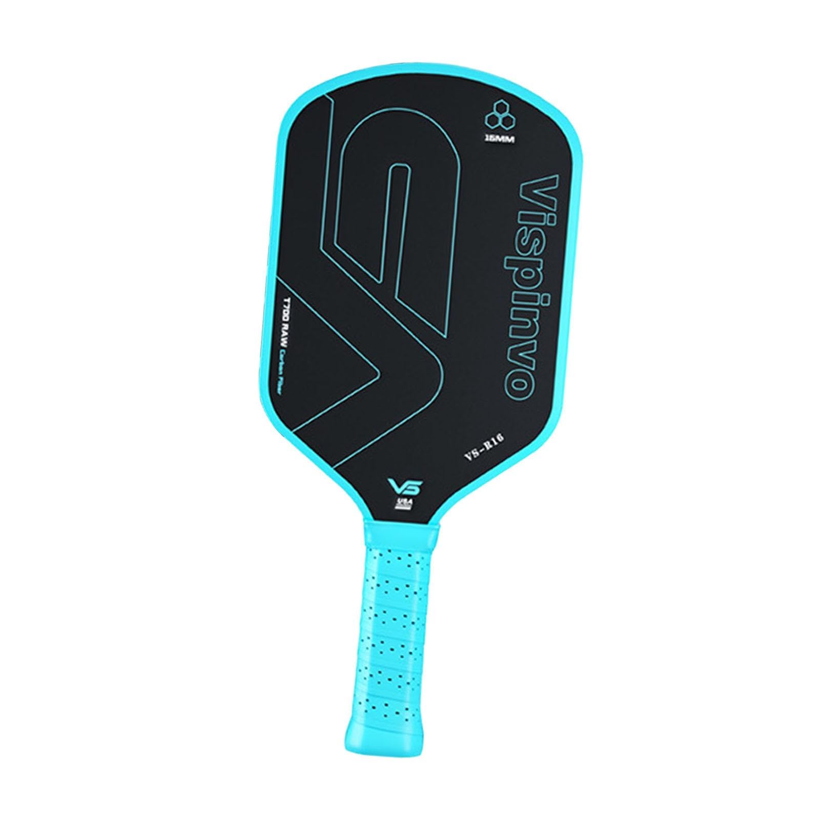 Carbon Fiber Face Pickleball Paddle Non Slip Handle for Men Women Tournament Blue | Racquets | Tennis | Tennis & Racquet Sports-image-22