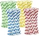 Strohhalm Papier,480 Stück Bunte Papierstrohhalme,rinkhalme Papier Biologisch Abbaubare,für Partys, Hochzeiten und Anlässe, Party Strohhalme