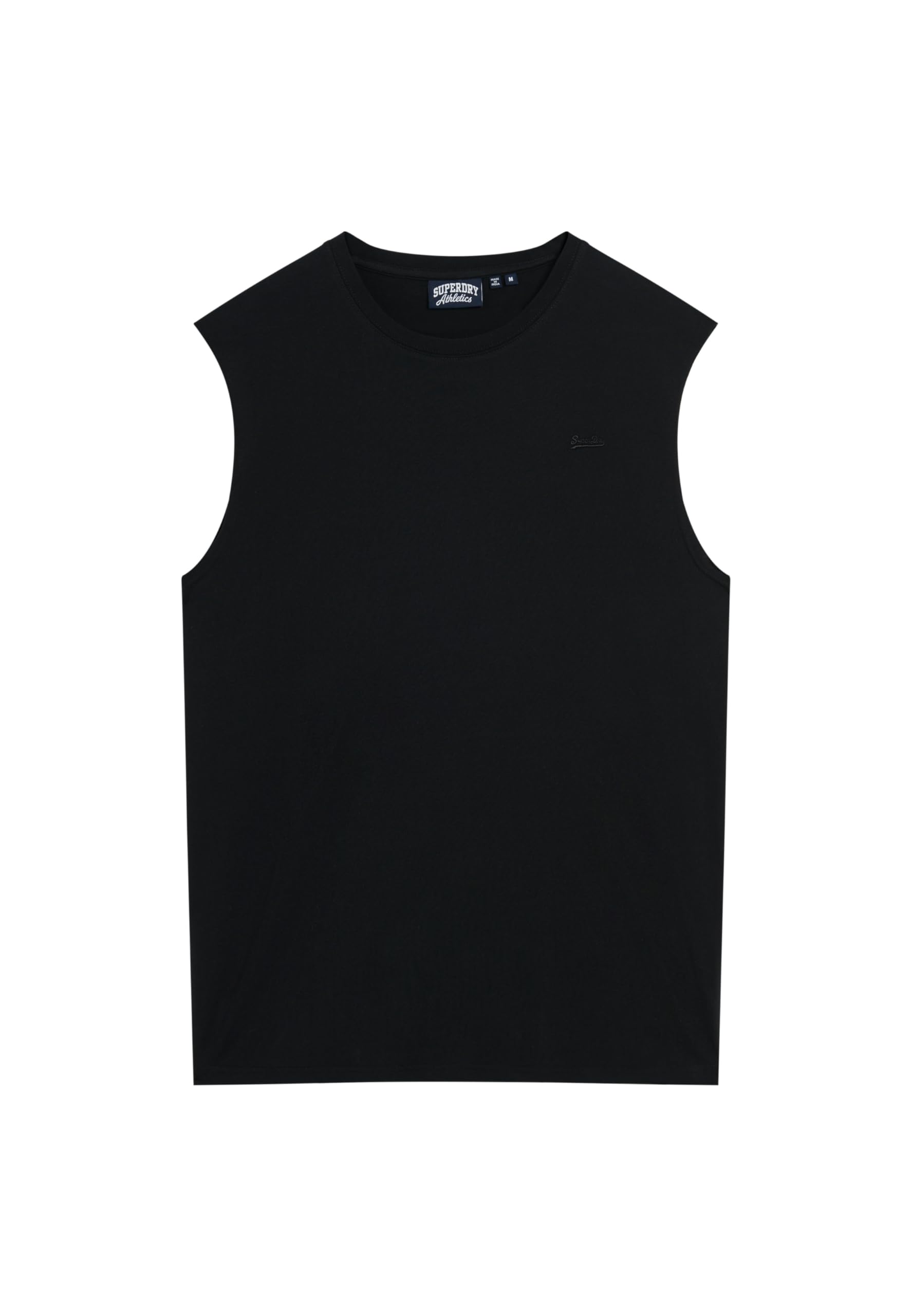 Superdry Men's Essential Organic Cotton Logo Tank Top, black, XXL