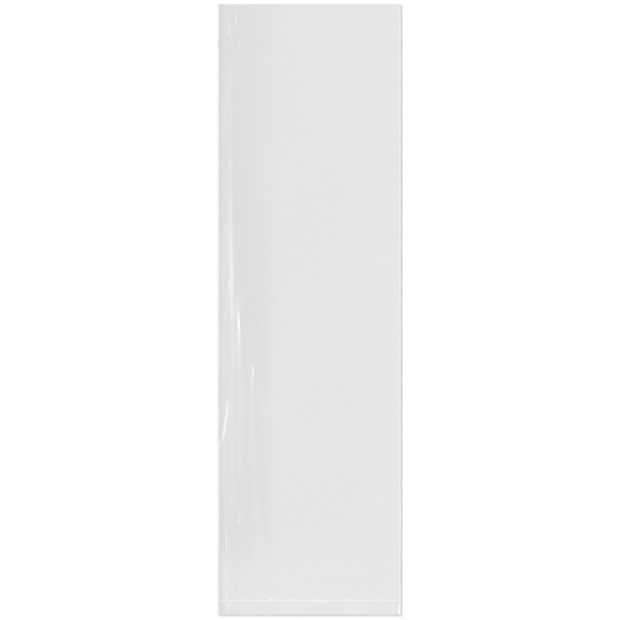 Plymor 3" x 10" (Pack of 100), 2 Mil Flat Open Clear Plastic Poly Bags