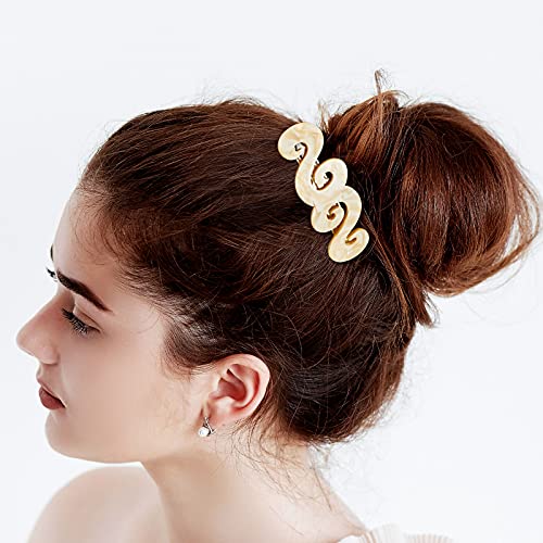 4 Mollette a Spirale Francese Clip per Capelli