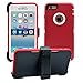 AlphaCell Cover compatible with iPhone 6 Plus/6S Plus (ONLY) | 2-in-1 Screen Protector & Holster Case | Full Body Military Grade Protection with Carrying Belt Clip | Shock-proof Protective