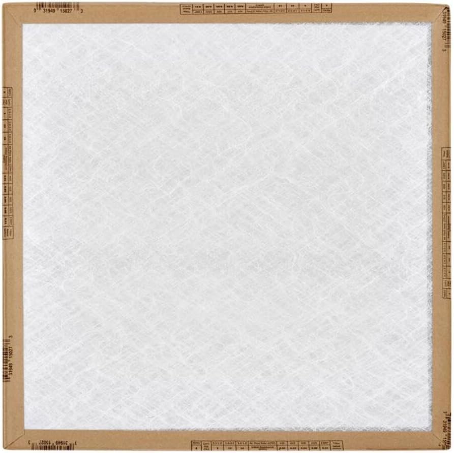 Flanders EZ-Flow II 20x20x1 Air Filters, MERV 1, Furnace, HVAC, & AC Filter - High-Airflow, Energy-Efficient, Fiberglass Media 10055.012020, (2-Pack)