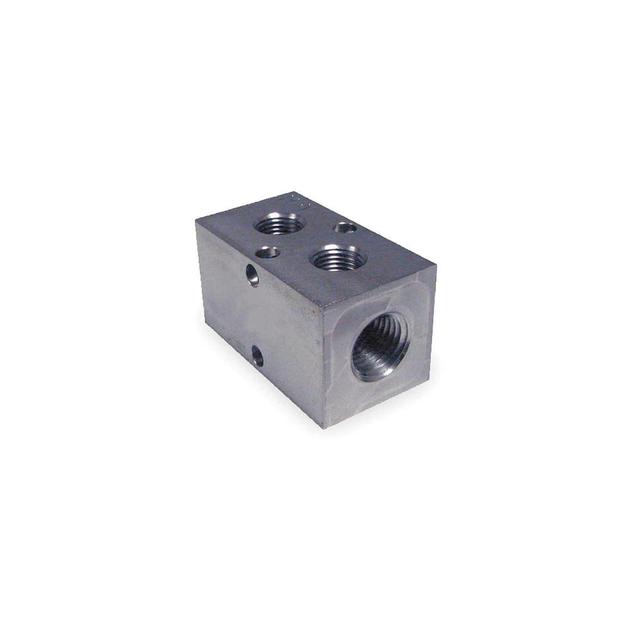 Pneumadyne M10-125-2-SS, Inline Manifold, 2-Station, 1/4 NPT Input, 1/8 NPT Output, 303 Stainless Steel