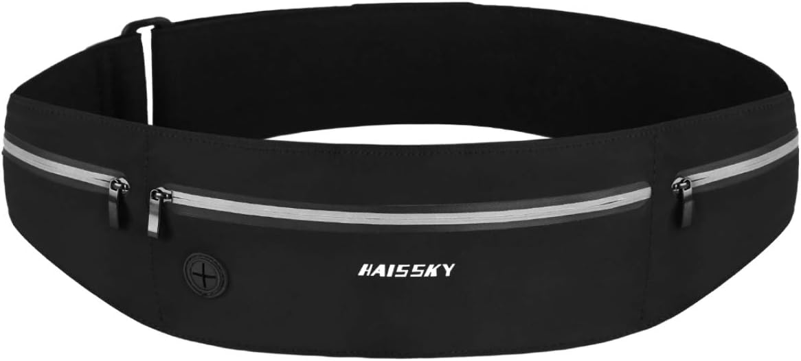Running Belt, Waist Pack Ultra Light Fitness Belt Water Resistant Running Waist Pack for iPhone 15 Pro Max/14/13 Pro/12/11 Plus Waist Bag for Women Men Fit Smartphone Up to 6.9 inch