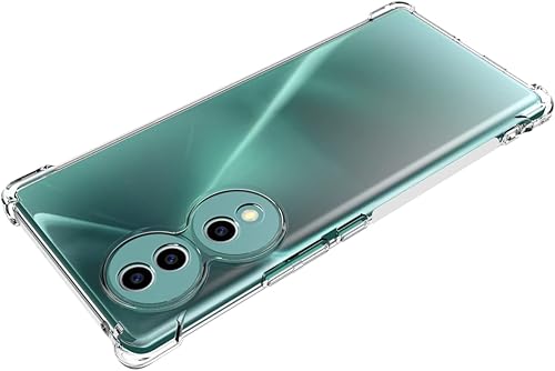 Miniatura 4 de Caso para Honor 70 5G Clear TPU cuatro esquinas cubierta protectora transparente suave funda