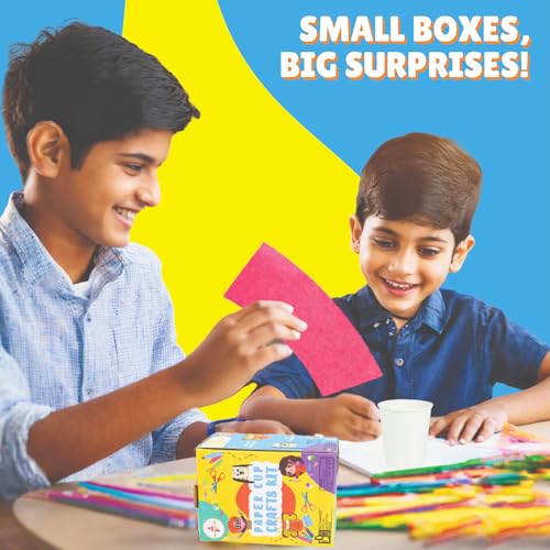 Image of Kalakaram Mini DIY Planter Making Craft Kit | DIY on the go | Perfect for Gifting | Birthday Gifting | Return Gift for Parties | Kids Aged 4,5,6,7