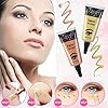 ELEVEN EVER Eye Concealer for Eye Bags, Dark Circles, Puffiness, Wrinkles Concealer Eye Cream, Two color, 0.4 oz X 2PCS