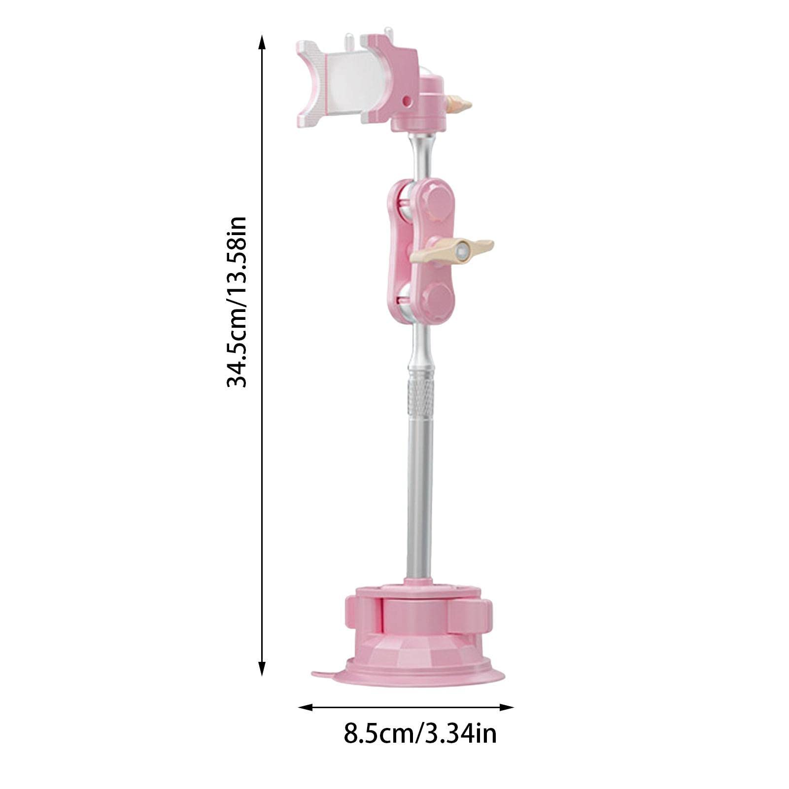 teléfono para Coche,teléfono para salpicadero Adhesivo con Junta esférica giratoria | Soporte para teléfono móvil 360 Grados Soporte Largo Estructura antivibración