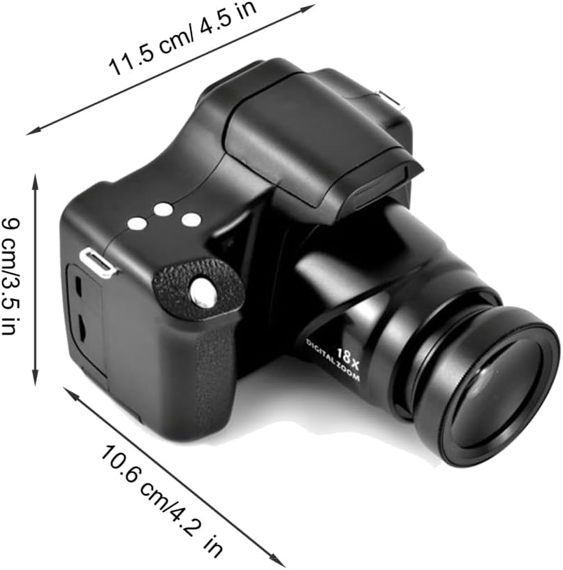 SINRAOEE 24 MP 18X High-Definition Digital 1080 FHD 3 Inch TFT LCD Screen Anti-Shake Digital Video Camera for Travel - Image 6