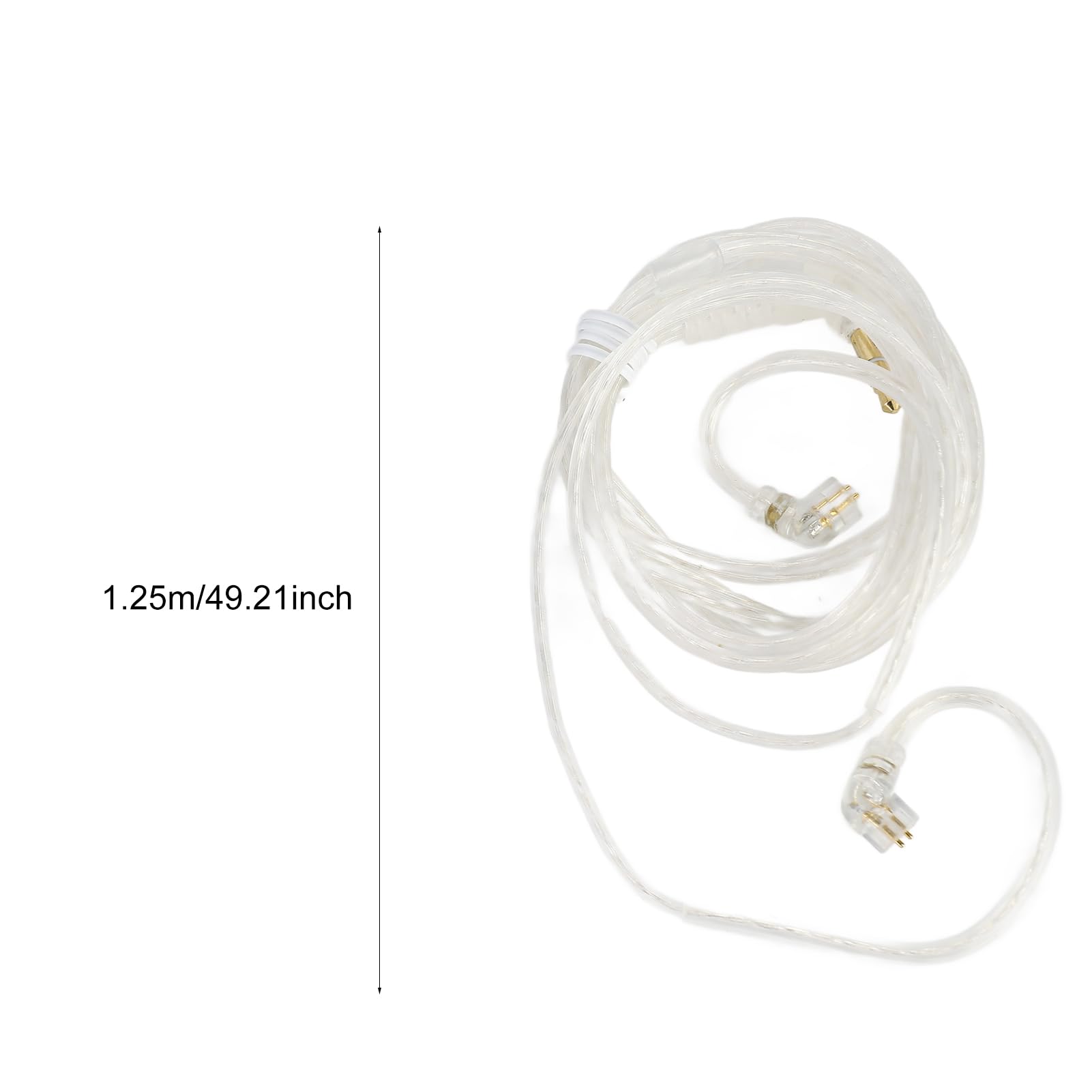 Słuchawki Douszne, Hybrydowy Przetwornik 1DD + 4BA z Nausznikami w 3 Rozmiarach, Pozłacane Gniazdo Jack 3,5 Mm, Odłączany Kabel z Mikrofonem, do Muzyki i Rozmów (PURPLE)