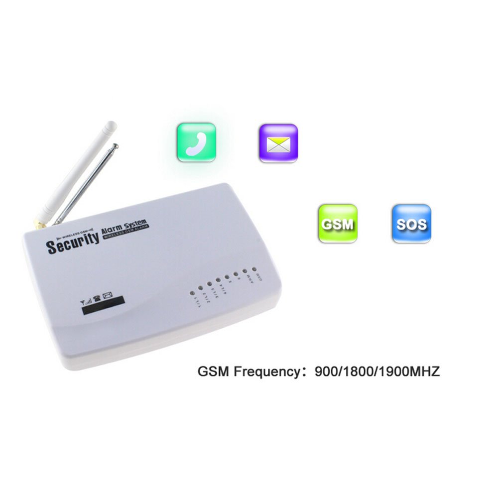 Doble puerta ventana Detector de movimiento inalámbrico sensores mando a distancia casa GSM alarma de seguridad antirrobo