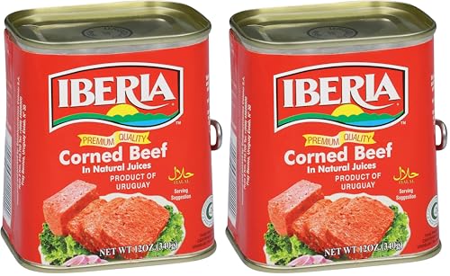 Iberia Corned Beef, 12 oz, Premium Quality Corned Beef With