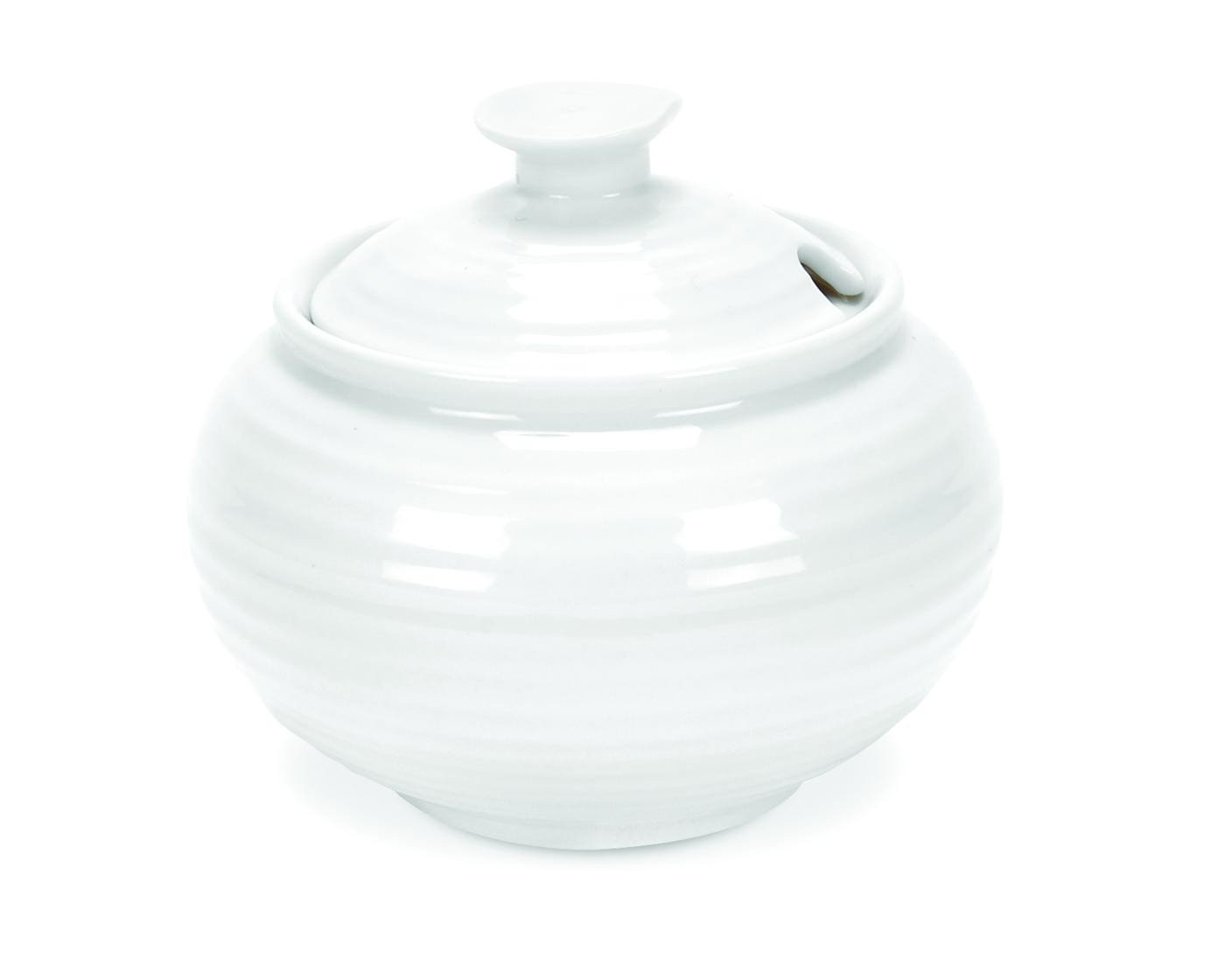 Portmeirion x Sophie Conran Oil & Vinegar Drizzler Set - White Porcelain, Durable with Controlled Flow for Cooking and Table Service