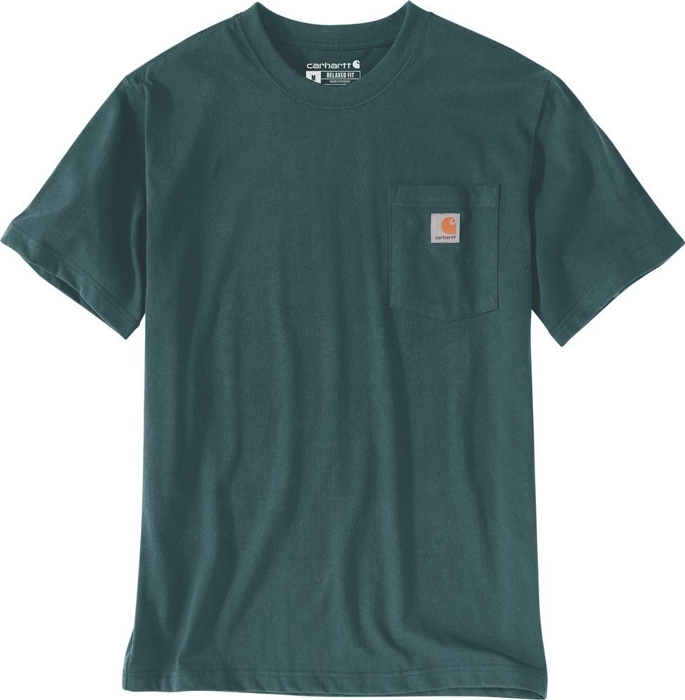 Carhartt Mens Loose Fit Heavyweight Short-Sleeve Pocket T-Shirt (Also Available in Big & Tall) CloseoutWork Utility T-Shirt — view 8