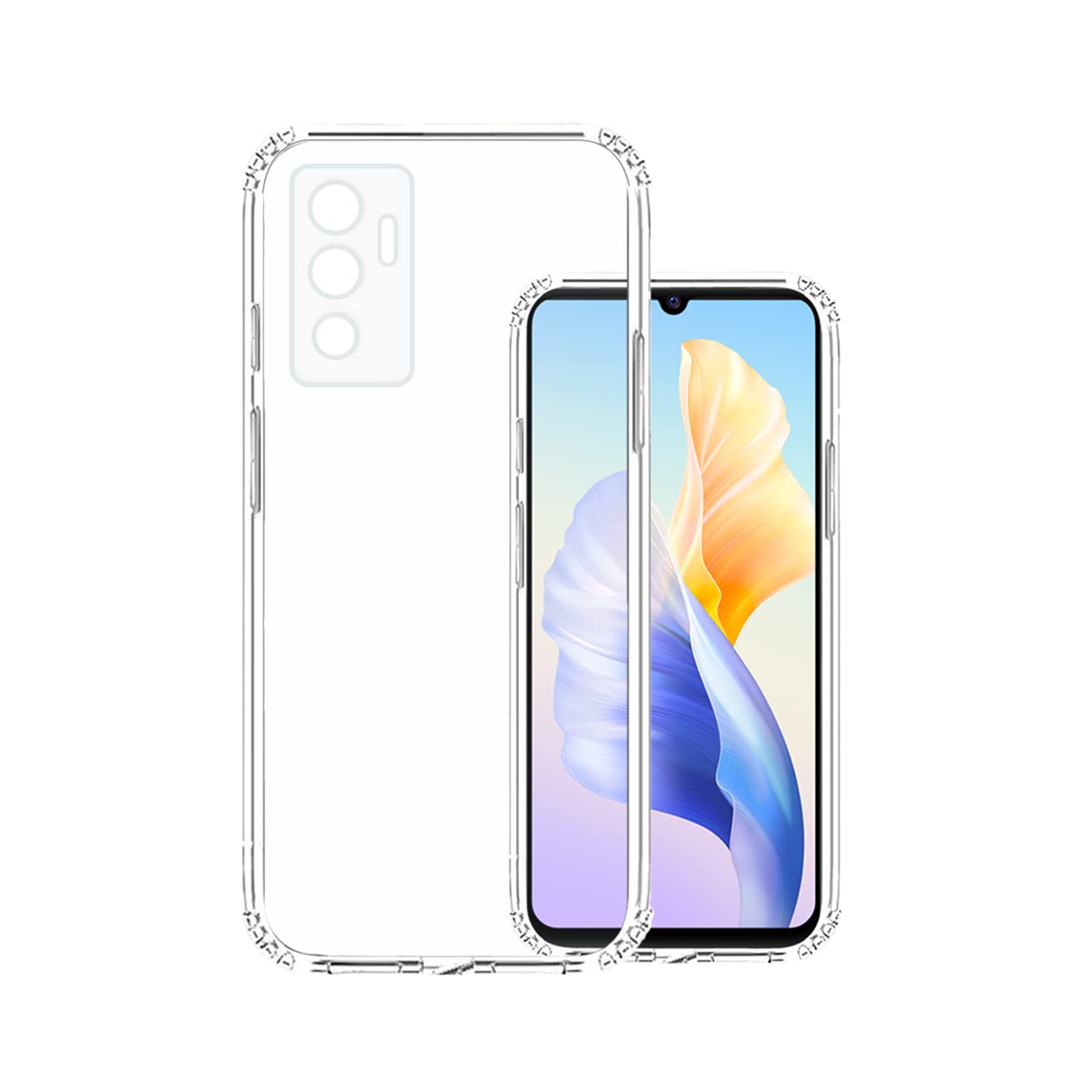 VIDO Transparent Back Case Cover for Vivo V23e / Vivo V23e 5G (Soft & Flexible & Camera Protection Back Case) (B09RK921KG) Amazon Price History, Amazon Price Tracker