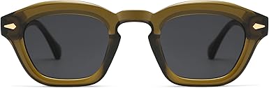Small Retro Square Sunglasses for Women Mens Rectangle Sunnies AP3680