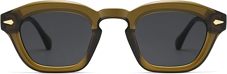 Small Retro Square Sunglasses for Women Mens Rectangle Sunnies AP3680