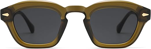 Small Retro Square Sunglasses for Women Mens Rectangle Sunnies AP3680