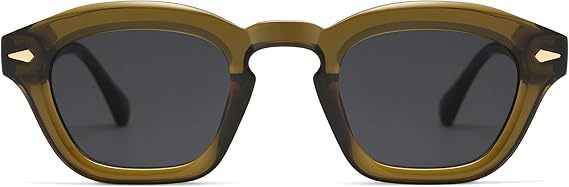 Small Retro Square Sunglasses for Women Mens Rectangle Sunnies AP3680