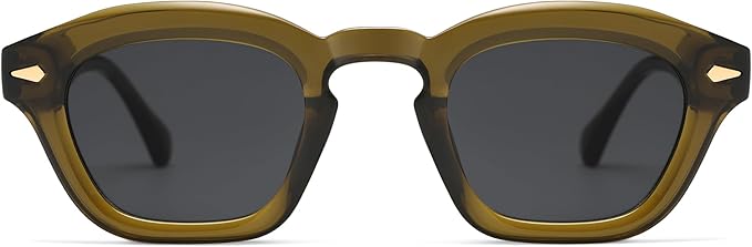 Small Retro Square Sunglasses for Women Mens Rectangle Sunnies AP3680